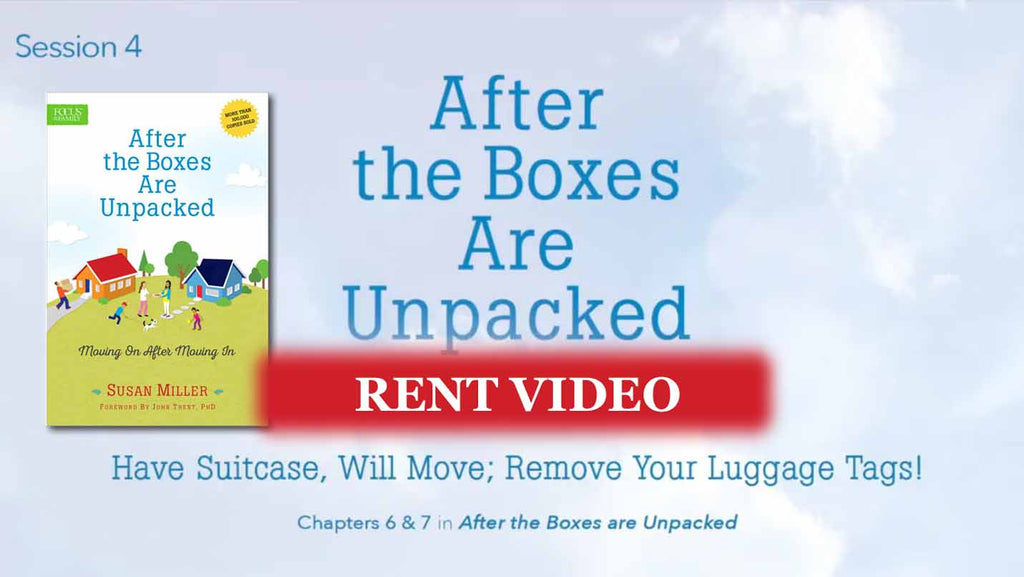 Session 4 - Have Suitcase, Will Move. Remove Your Luggage Tags: Emotions - video rent