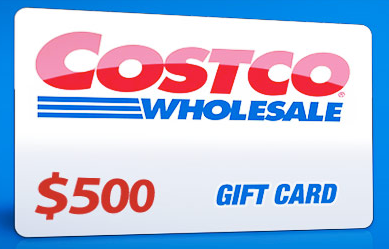 $500 Costco Gift Card Raffle