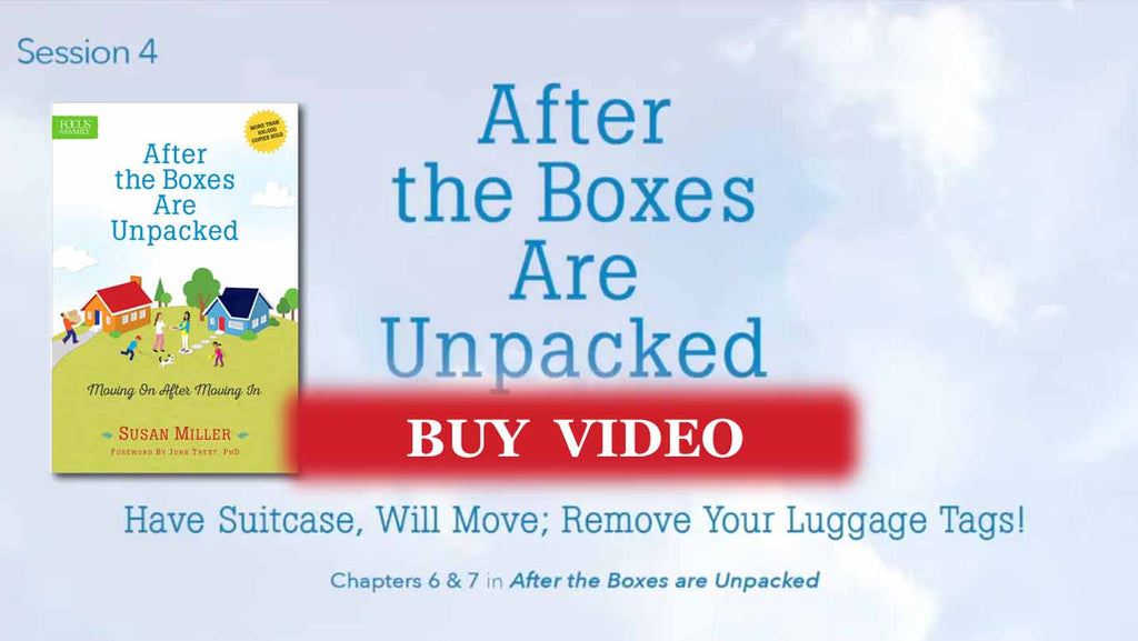 Session 4 - Have Suitcase, Will Move. Remove Your Luggage Tags: Emotions - video buy